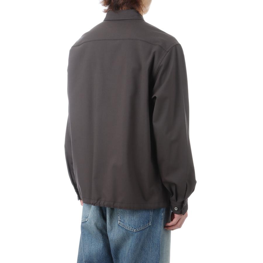 Tropical-Wool Coach Jacket / DARK BROWN (AOFSSH003) ANOTHER OFFICE(アナザー・オフィス) |  | 04