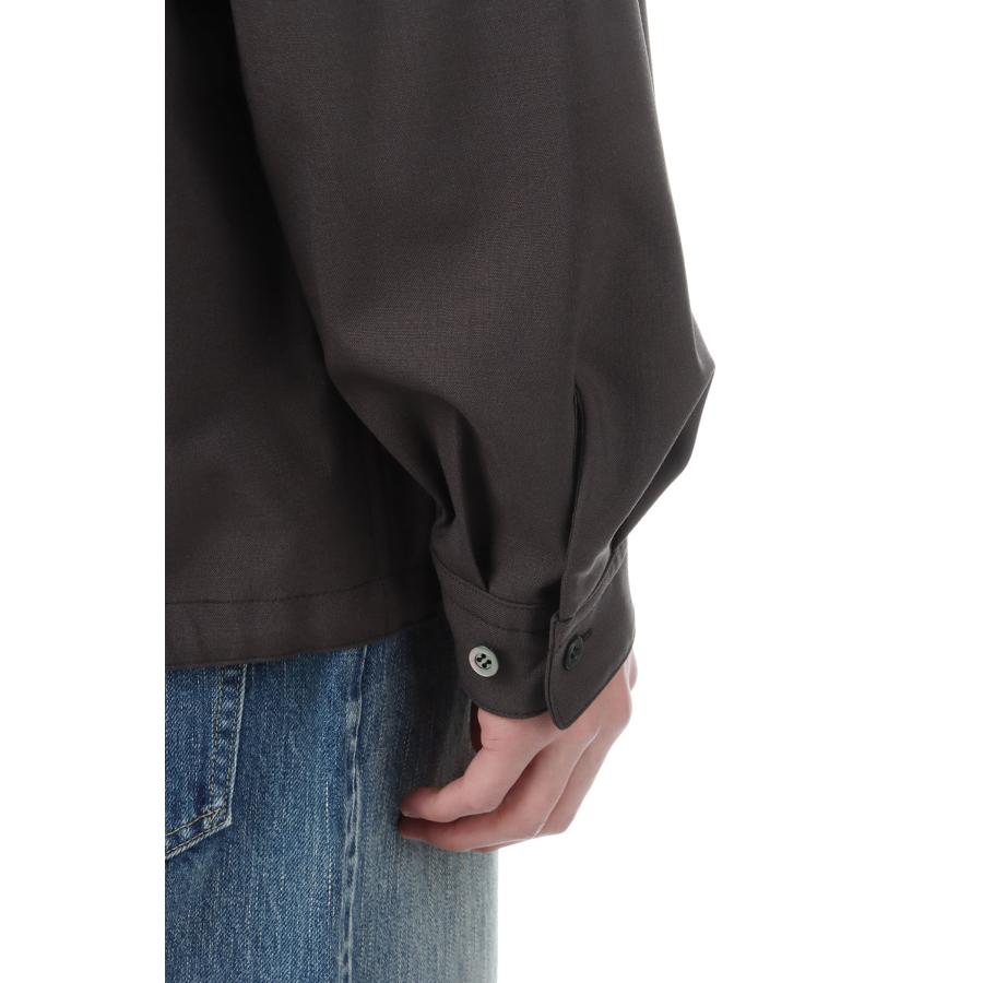 Tropical-Wool Coach Jacket / DARK BROWN (AOFSSH003) ANOTHER OFFICE(アナザー・オフィス) |  | 05