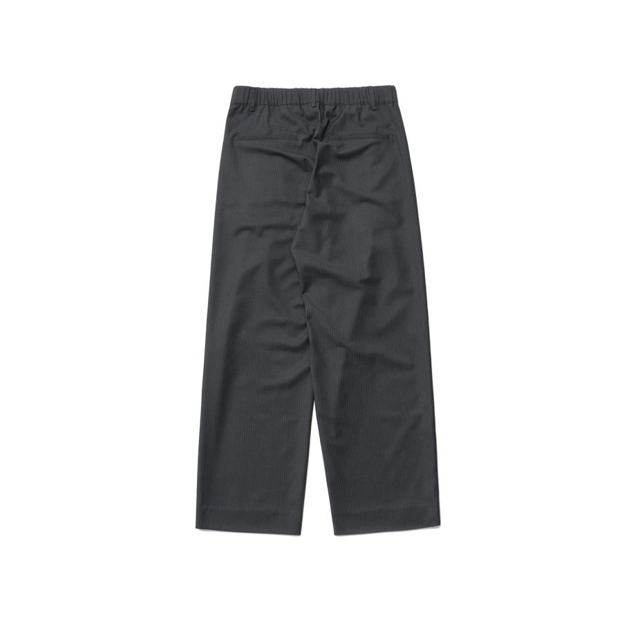 Narrow Stripe Tapered Slacks / HEATHER CHARCOAL (AOFSPT017) ANOTHER OFFICE(アナザー・オフィス) |  | 01