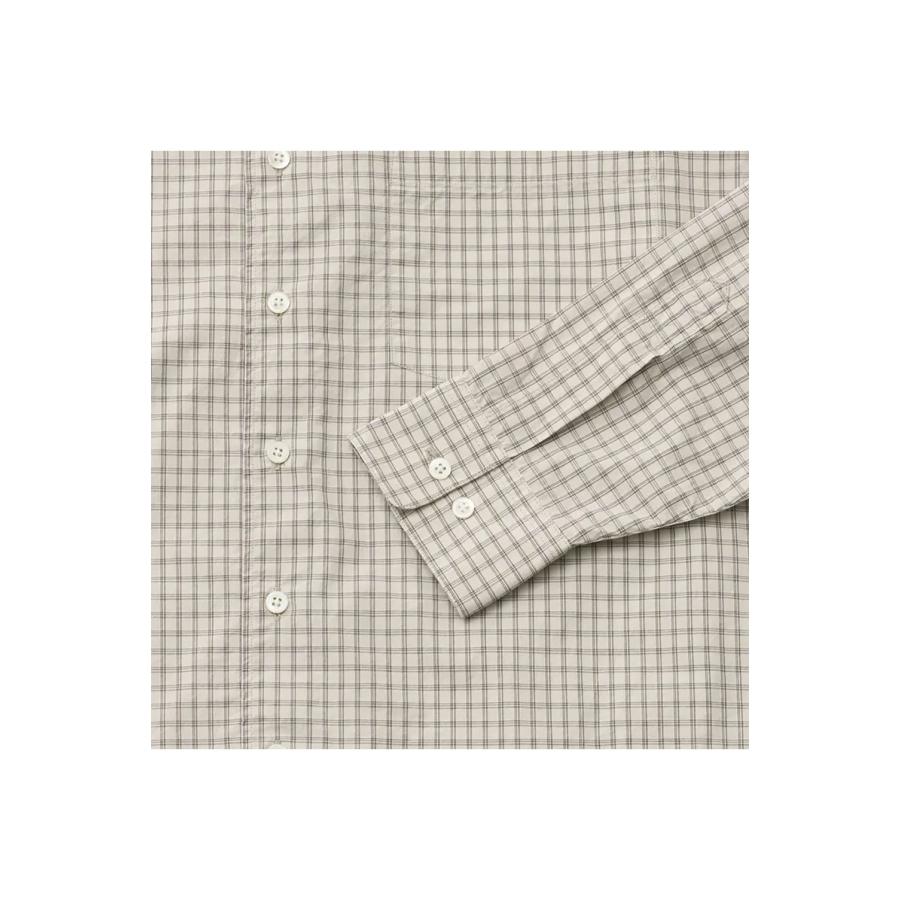 Ordinary Check Shirt - ECRU (AOFSSH004) ANOTHER OFFICE(アナザー・オフィス) |  | 01