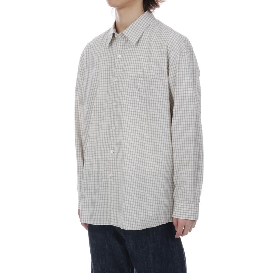 Ordinary Check Shirt - ECRU (AOFSSH004) ANOTHER OFFICE(アナザー・オフィス) |  | 03