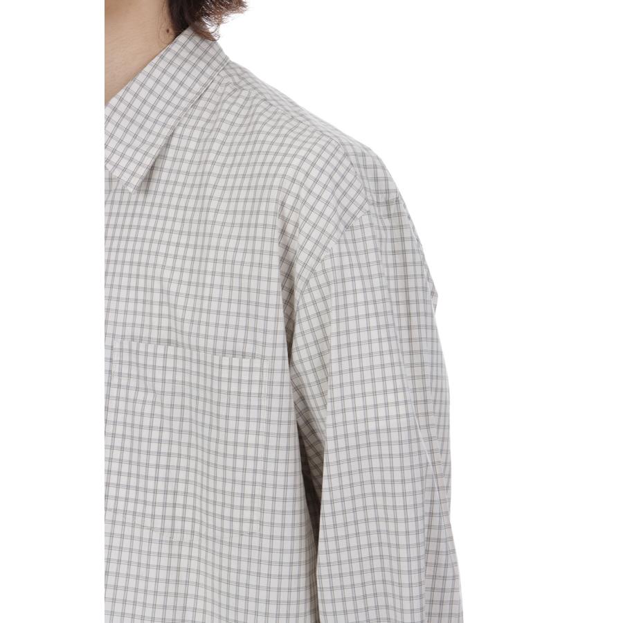 Ordinary Check Shirt - ECRU (AOFSSH004) ANOTHER OFFICE(アナザー・オフィス) |  | 05