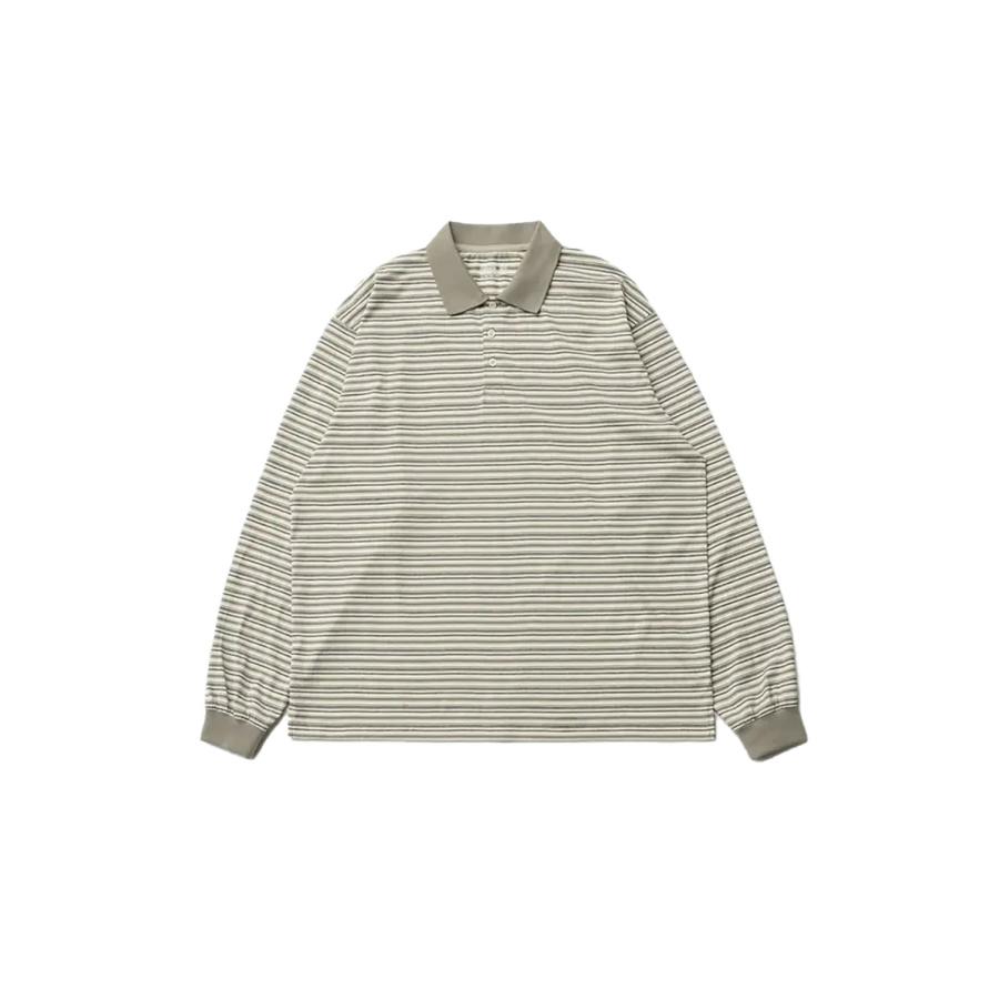 Brief Stripe Rugby TEE - LIGHT KHAKI (AOFSTS013) ANOTHER OFFICE(アナザー・オフィス) | 