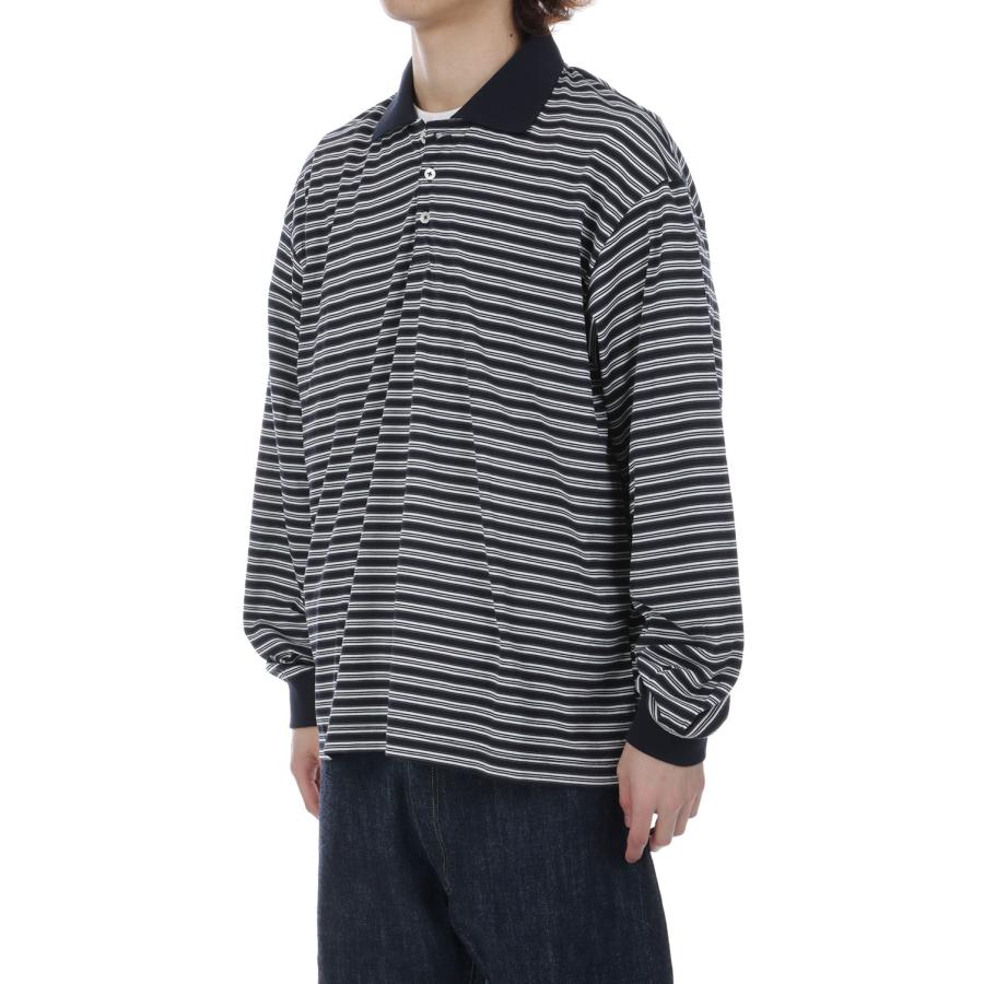 【P10倍】Brief Stripe Rugby TEE - NAVY (AOFSTS013) ANOTHER OFFICE(アナザー・オフィス) |  | 03