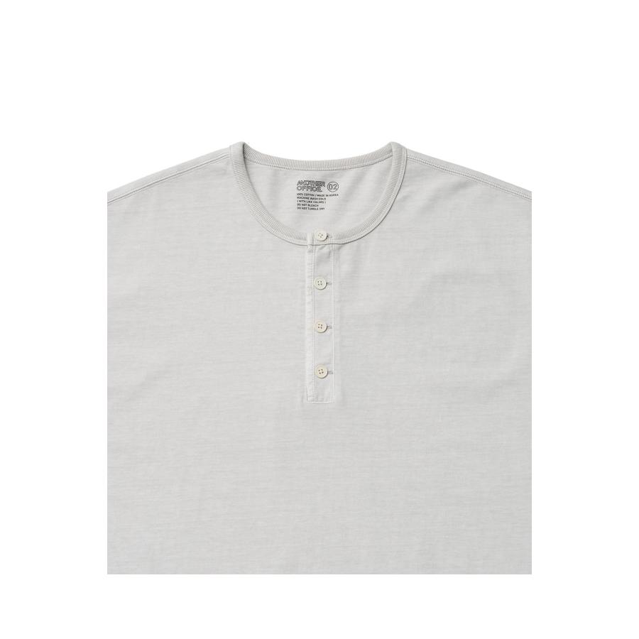 French Henry Neck Garment Tee / DOVE GRAY (AOFSTS001) ANOTHER OFFICE(アナザー・オフィス) |  | 01