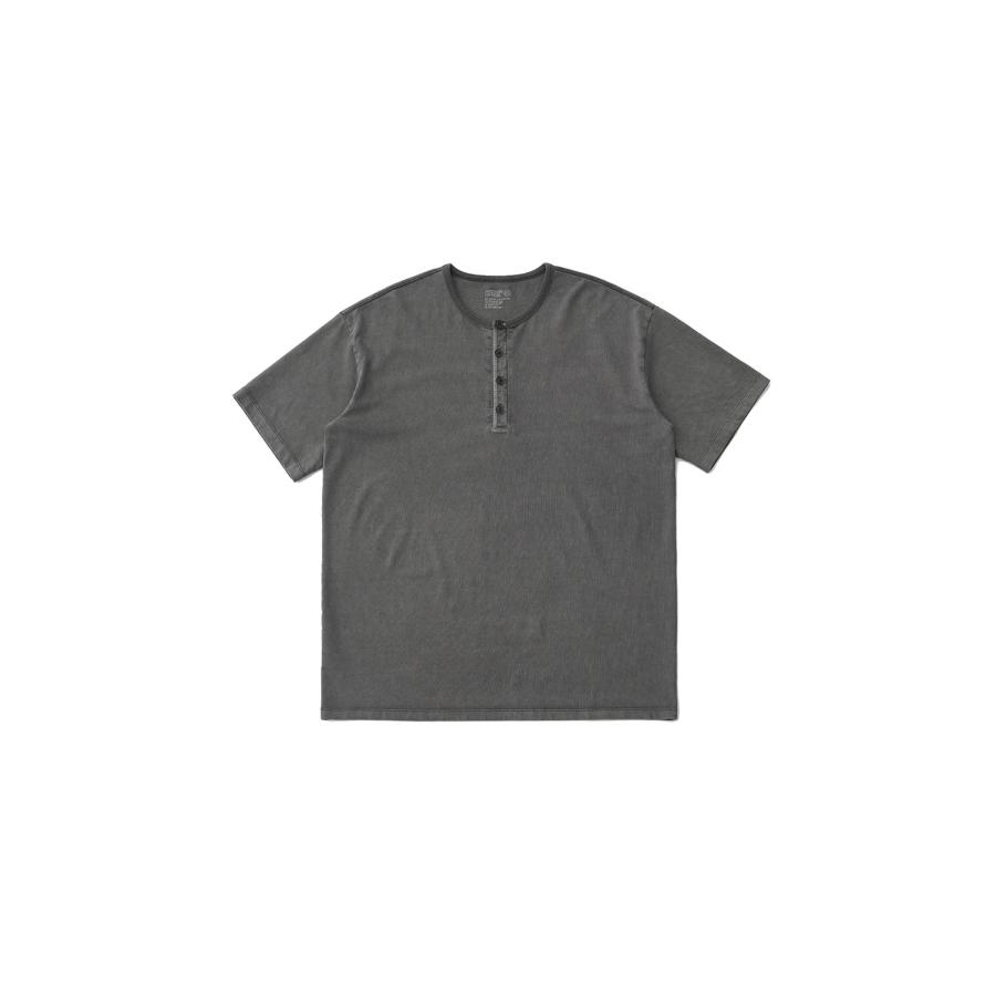French Henry Neck Garment Tee / CHARCOAL (AOFSTS001) ANOTHER OFFICE(アナザー・オフィス) | 