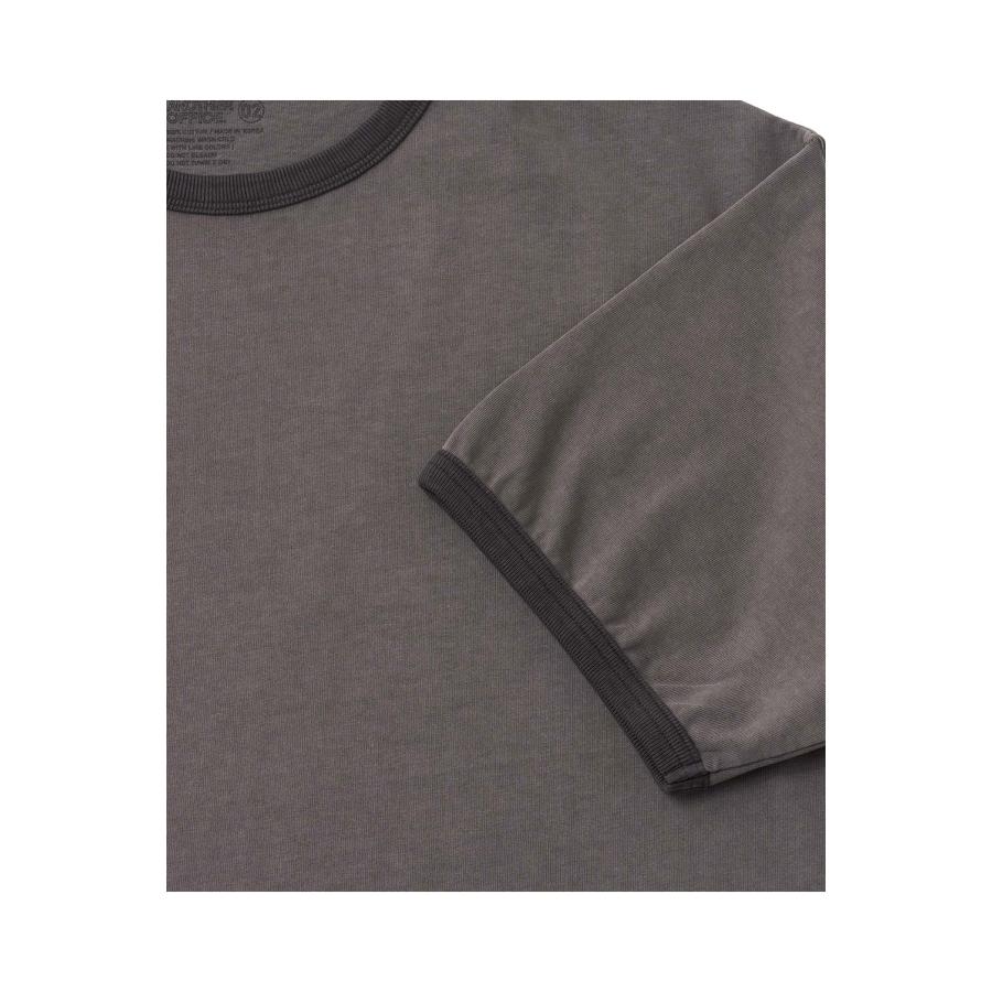 Homeboy Garment Ringer Tee / CHARCOAL BROWN (AOFSTS002) ANOTHER OFFICE(アナザー・オフィス) |  | 01