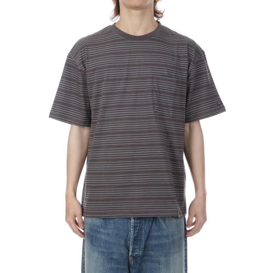 Ordinary Multi Stripe Pocket TEE / MILD BROWN (AOFSTS016) ANOTHER OFFICE(アナザー・オフィス) |  | 04