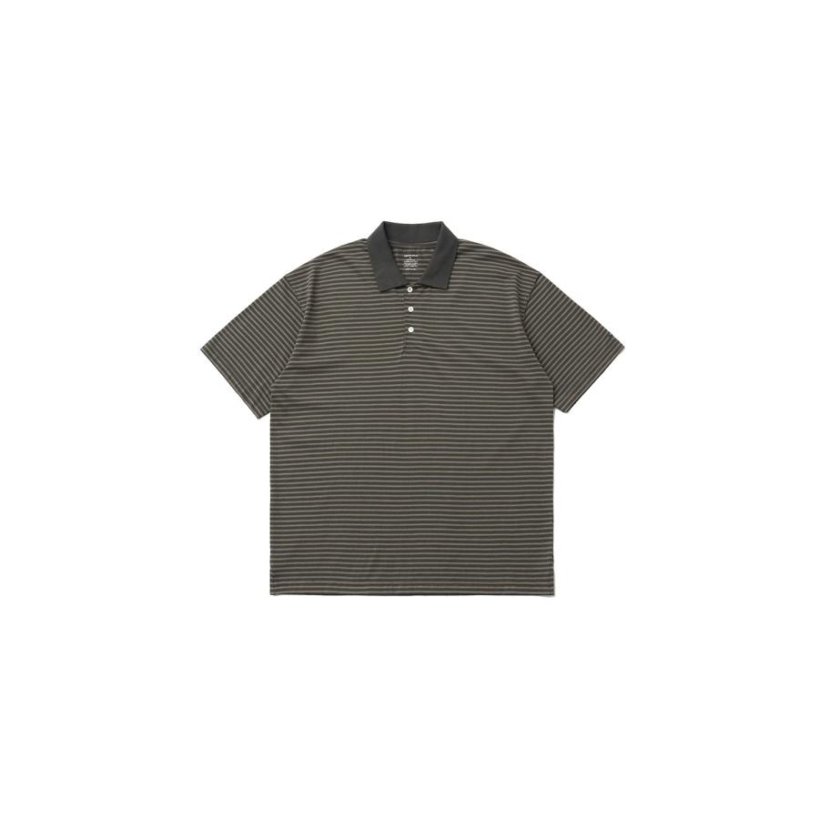 Brief Stripe Short Sleeve TEE / CHARCOAL (AOFSTS017) ANOTHER OFFICE(アナザー・オフィス) | 