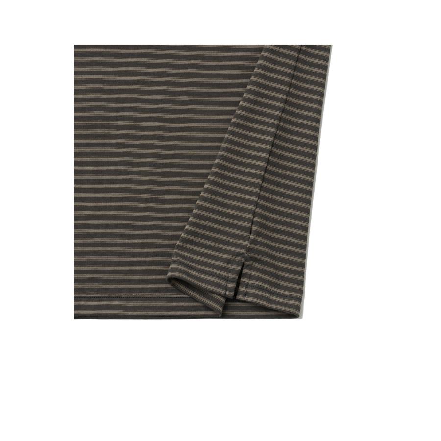 Brief Stripe Short Sleeve TEE / CHARCOAL (AOFSTS017) ANOTHER OFFICE(アナザー・オフィス) |  | 03