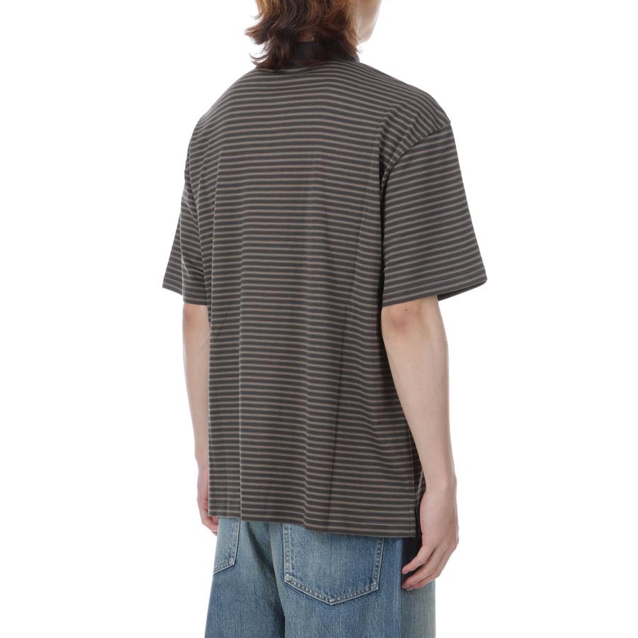 Brief Stripe Short Sleeve TEE / CHARCOAL (AOFSTS017) ANOTHER OFFICE(アナザー・オフィス) |  | 06