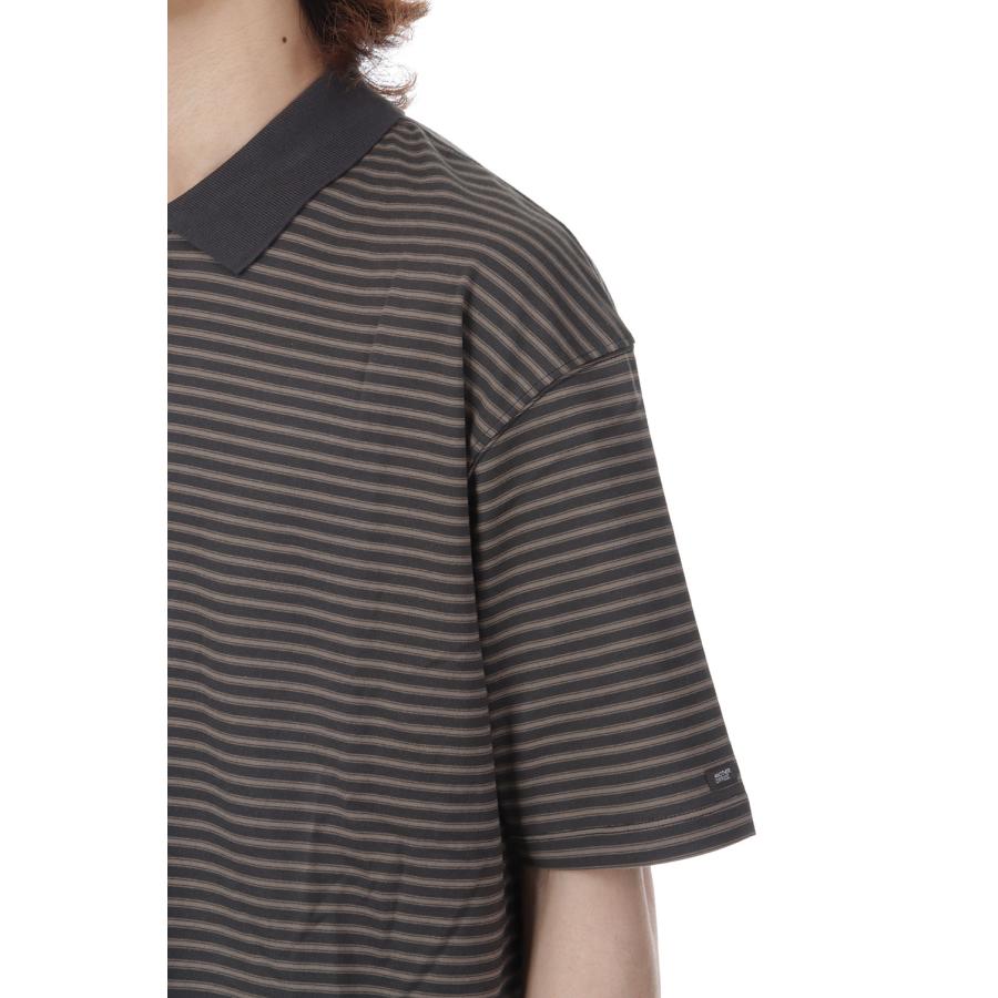 Brief Stripe Short Sleeve TEE / CHARCOAL (AOFSTS017) ANOTHER OFFICE(アナザー・オフィス) |  | 07
