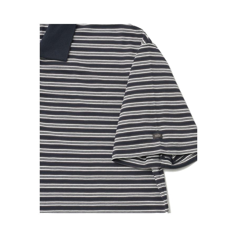 Brief Stripe Short Sleeve TEE / NAVY (AOFSTS017) ANOTHER OFFICE(アナザー・オフィス) |  | 01