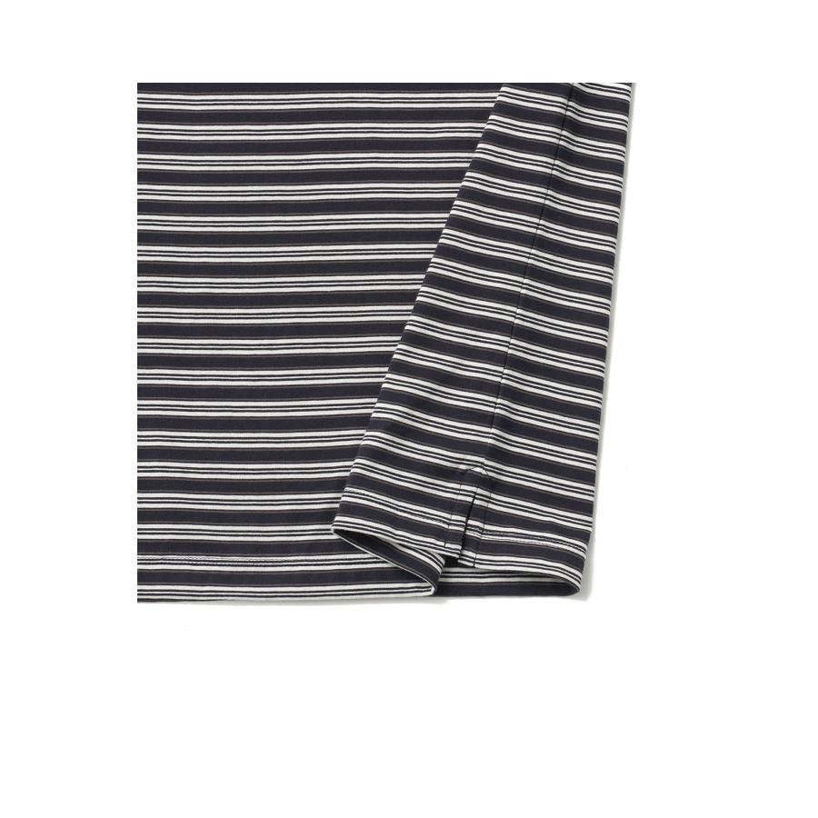 Brief Stripe Short Sleeve TEE / NAVY (AOFSTS017) ANOTHER OFFICE(アナザー・オフィス) |  | 02