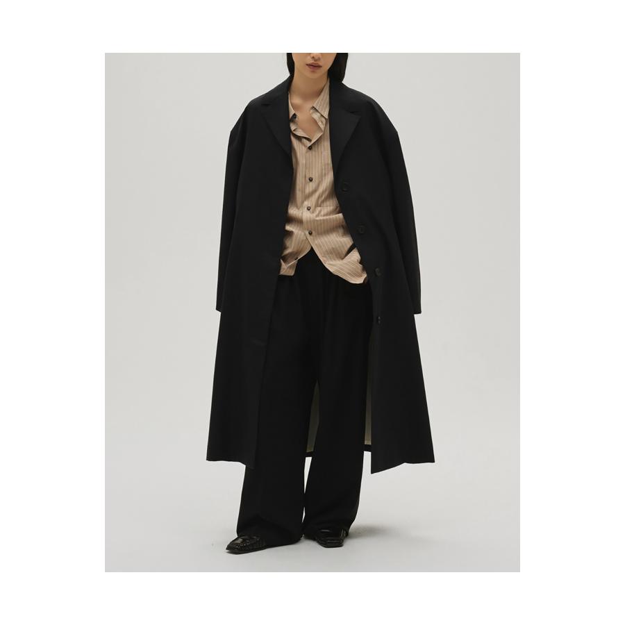 Wool100% Spring Coat -BLACK (12610003) Todayful(トゥデイフル) | TODAYFUL | 04