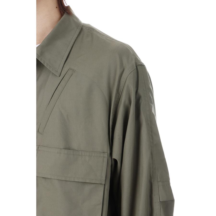 TECH MULTI FISHING POCKET MIL BDU SHIRT L/S - SAGE GRAY (BE-83026) DAIWA PIER39(ダイワ ピア39) | DAIWA PIER39 | 03