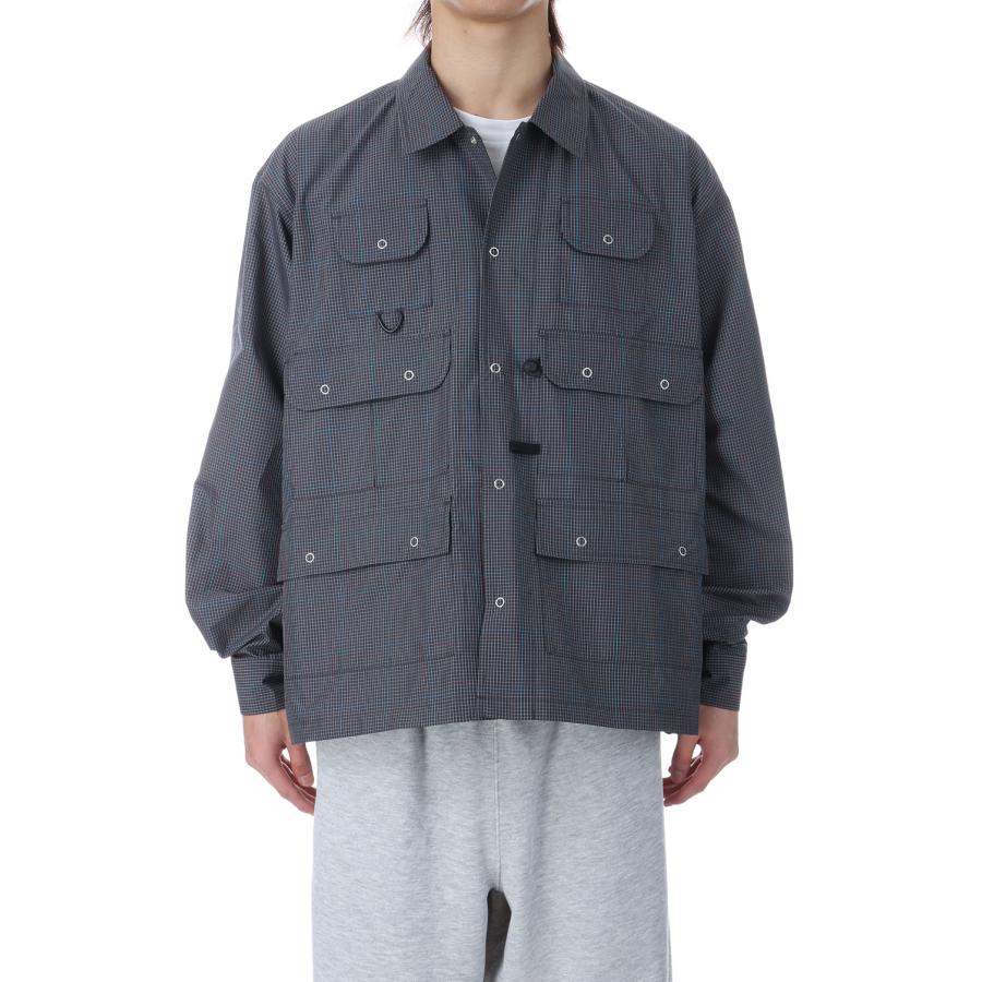 TECH MULTI FISHING POCKET SHIRT L/S - BLACK (BE-85026) DAIWA PIER39(ダイワ ピア39) | DAIWA PIER39