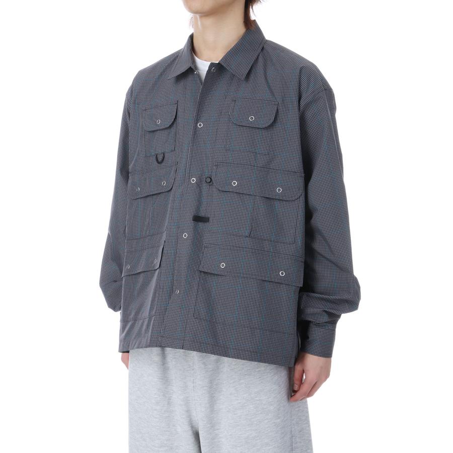 TECH MULTI FISHING POCKET SHIRT L/S - BLACK (BE-85026) DAIWA PIER39(ダイワ ピア39) | DAIWA PIER39 | 01