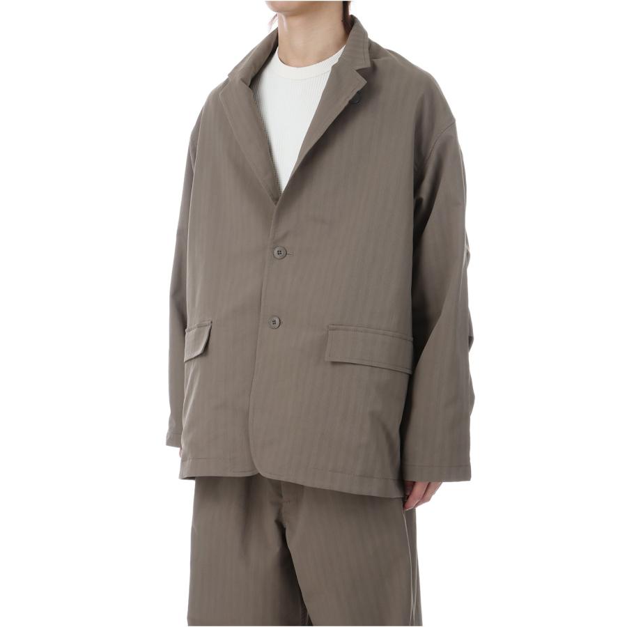 TECH LOOSE 2B JACKET HERRINGBONE - SAGE GRAY (BJ-51026) DAIWA PIER39(ダイワ ピア39) | DAIWA PIER39 | 01