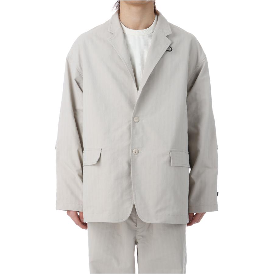 TECH LOOSE 2B JACKET HERRINGBONE - ECRU (BJ-51026) DAIWA PIER39(ダイワ ピア39) | DAIWA PIER39