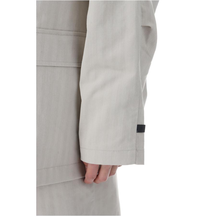 TECH LOOSE 2B JACKET HERRINGBONE - ECRU (BJ-51026) DAIWA PIER39(ダイワ ピア39) | DAIWA PIER39 | 04