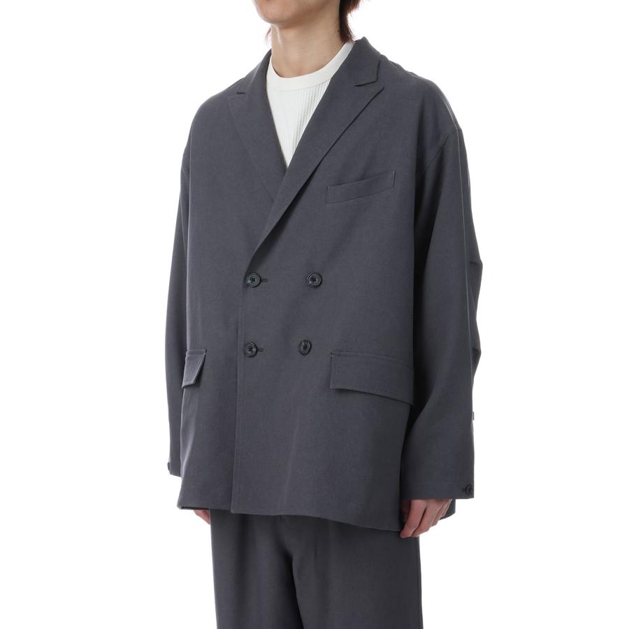 TECH DOUBLE-BREASTED JACKET - CHARCOAL (BJ-52026) DAIWA PIER39(ダイワ ピア39) | DAIWA PIER39 | 01
