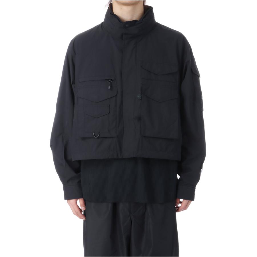 【P5倍】WINDSTOPPER(R) PERFECT MIL FIELD 2WAY JACKET - BLACK (BJ-12026) DAIWA PIER39(ダイワ ピア39)の画像