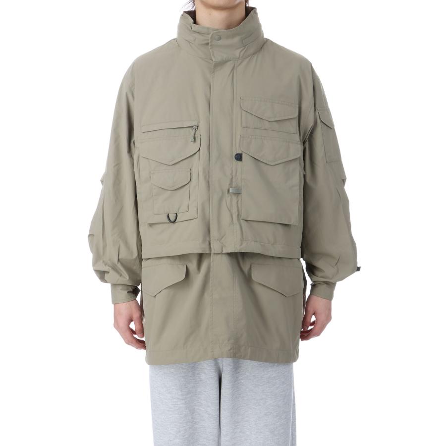 WINDSTOPPER(R) PERFECT MIL FIELD 2WAY JACKET - SAGE GRAY (BJ-12026) DAIWA PIER39(ダイワ ピア39) | DAIWA PIER39