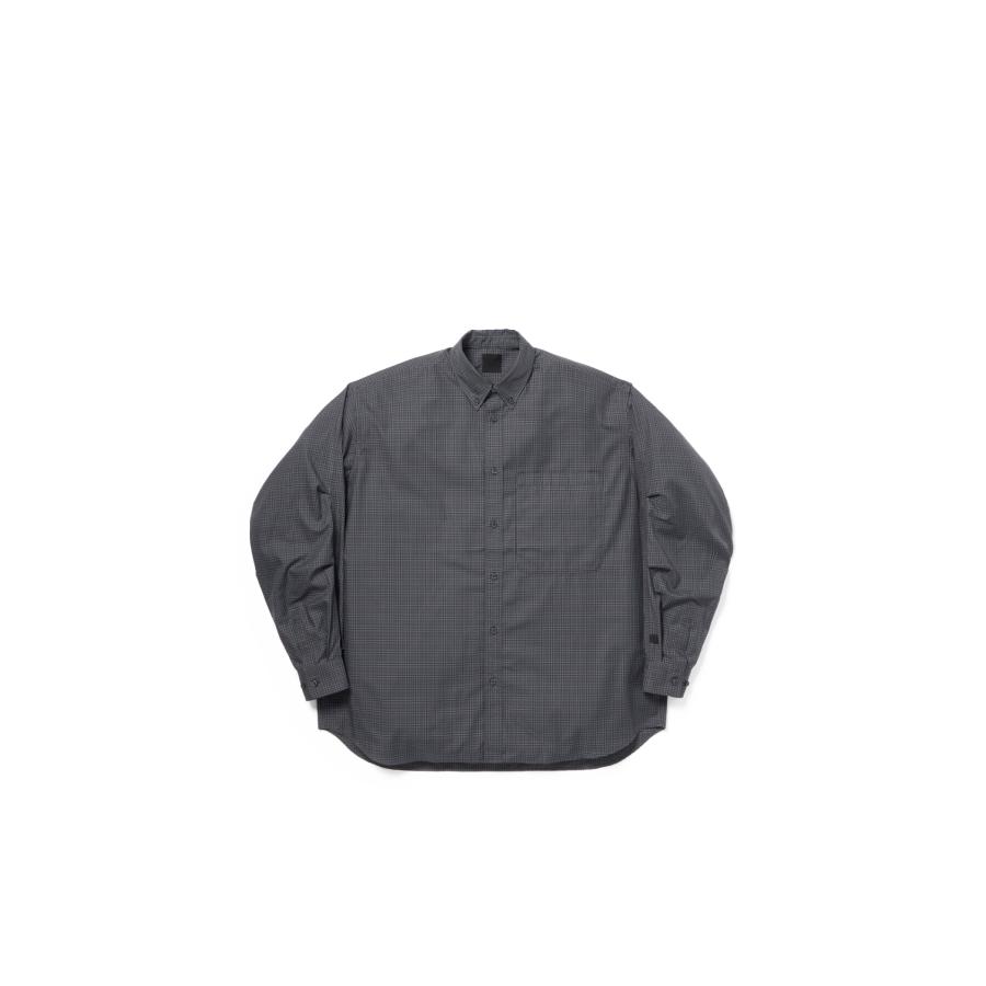 TECH BUTTON DOWN SHIRT L/S GREN PLAID - CHARCOAL (BE-80026) DAIWA PIER39(ダイワ ピア39) | DAIWA PIER39