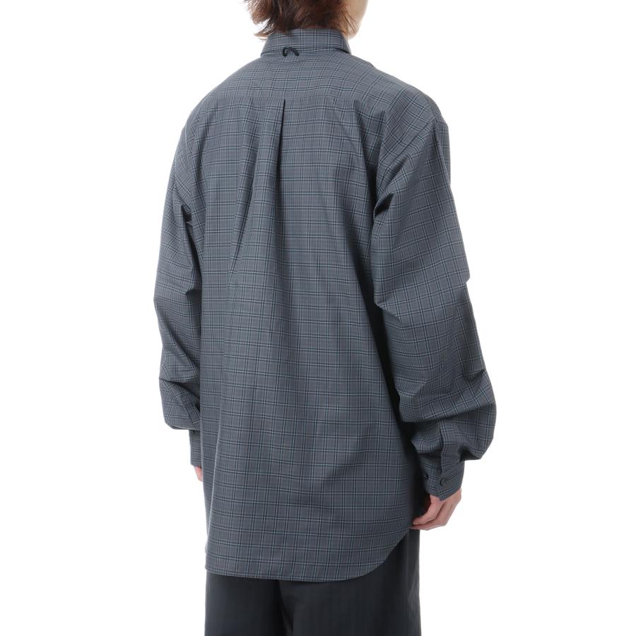 TECH BUTTON DOWN SHIRT L/S GREN PLAID - CHARCOAL (BE-80026) DAIWA PIER39(ダイワ ピア39) | DAIWA PIER39 | 03