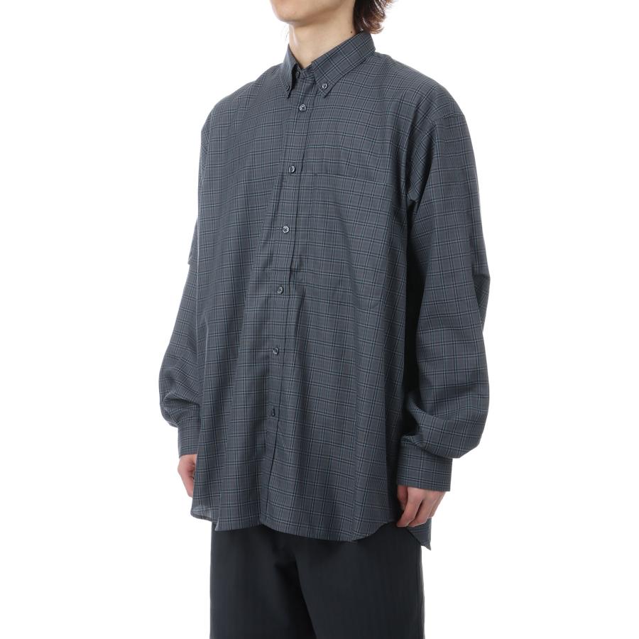 TECH BUTTON DOWN SHIRT L/S GREN PLAID - SAGE GRAY (BE-80026) DAIWA PIER39(ダイワ ピア39) | DAIWA PIER39 | 02