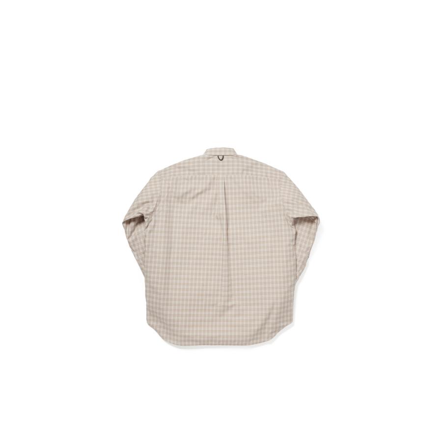 TECH BUTTON DOWN SHIRT L/S GREN PLAID - ECRU (BE-80026) DAIWA PIER39(ダイワ ピア39) | DAIWA PIER39 | 01