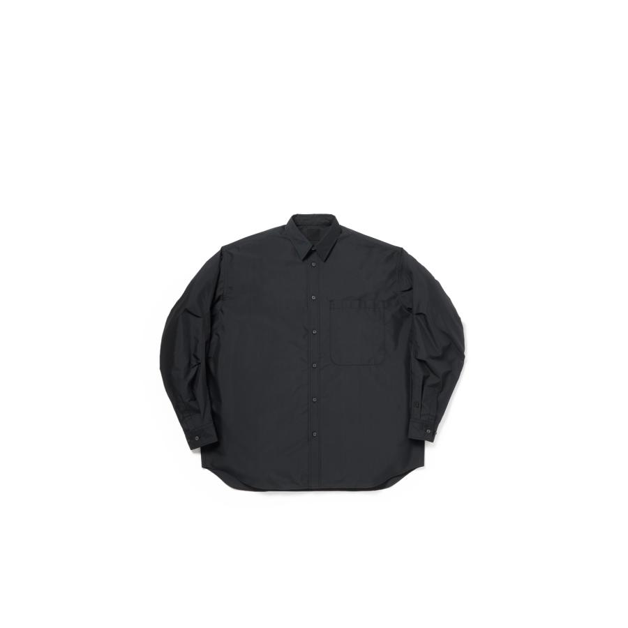 TECH REGULAR COLLAR SHIRT L/S SOLID - INK BLACK (BE-81026) DAIWA PIER39(ダイワ ピア39) | DAIWA PIER39