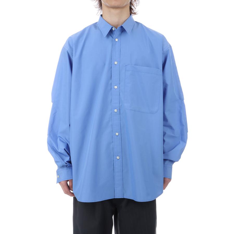 TECH REGULAR COLLAR SHIRT L/S SOLID - INK BLACK (BE-81026) DAIWA PIER39(ダイワ ピア39) | DAIWA PIER39 | 01