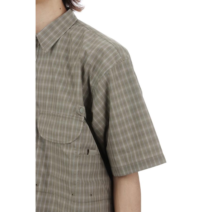 TECH FISHING SHIRT S/S SUMMER PLAID - SMOKE BLUE (BE-70026) DAIWA PIER39(ダイワ ピア39) | DAIWA PIER39 | 10
