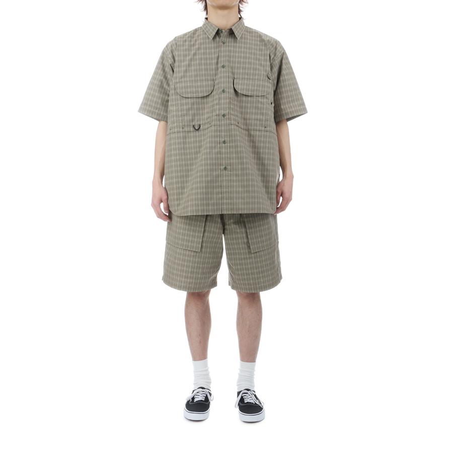 TECH FISHING SHIRT S/S SUMMER PLAID - SMOKE BLUE (BE-70026) DAIWA PIER39(ダイワ ピア39) | DAIWA PIER39 | 12