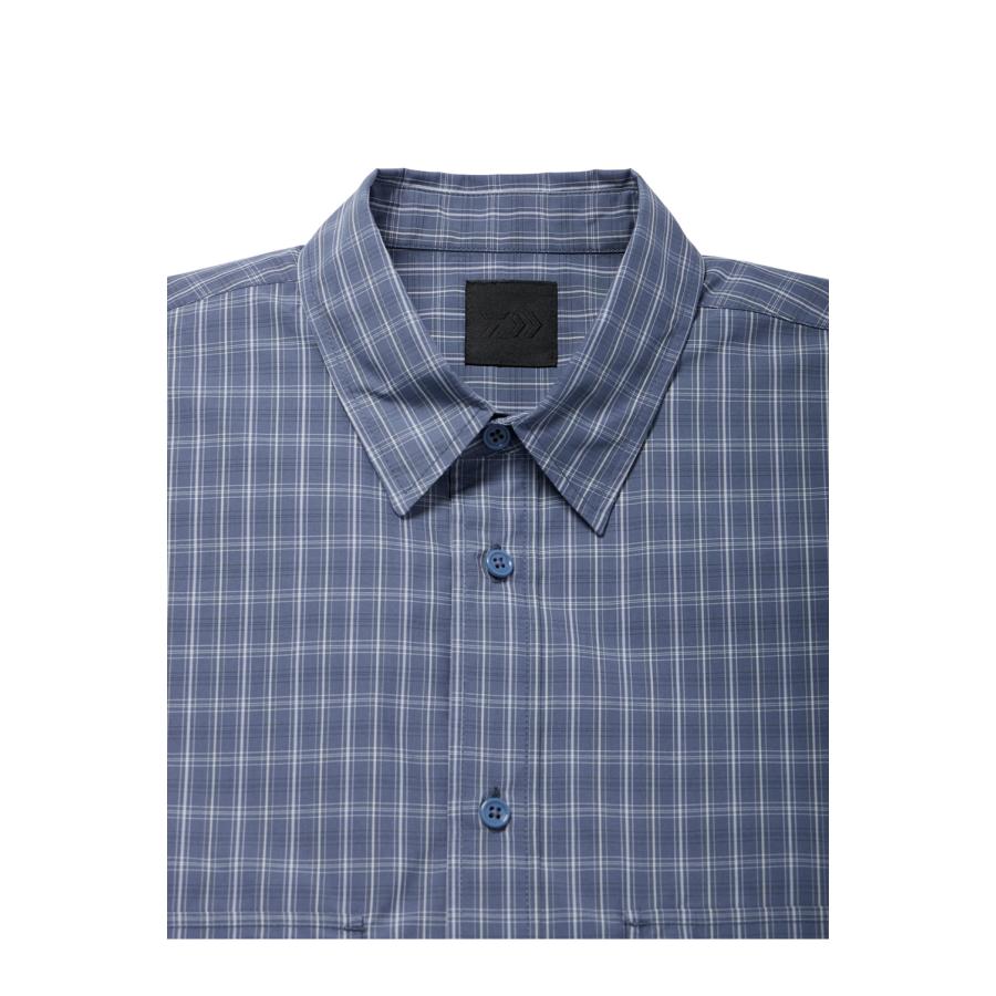 TECH FISHING SHIRT S/S SUMMER PLAID - SMOKE BLUE (BE-70026) DAIWA PIER39(ダイワ ピア39) | DAIWA PIER39 | 02