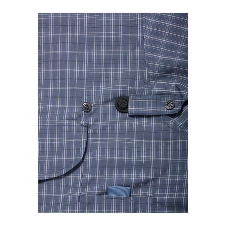 TECH FISHING SHIRT S/S SUMMER PLAID - SMOKE BLUE (BE-70026) DAIWA PIER39(ダイワ ピア39) | DAIWA PIER39 | 05