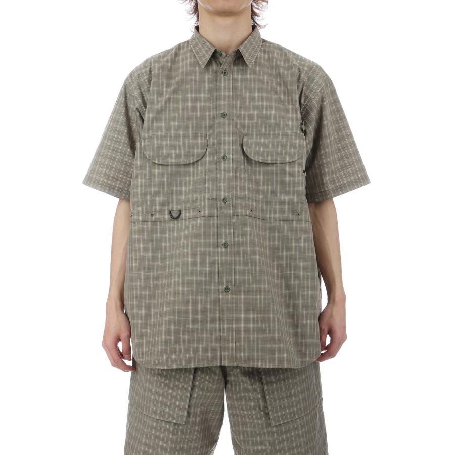 TECH FISHING SHIRT S/S SUMMER PLAID - SMOKE BLUE (BE-70026) DAIWA PIER39(ダイワ ピア39) | DAIWA PIER39 | 07
