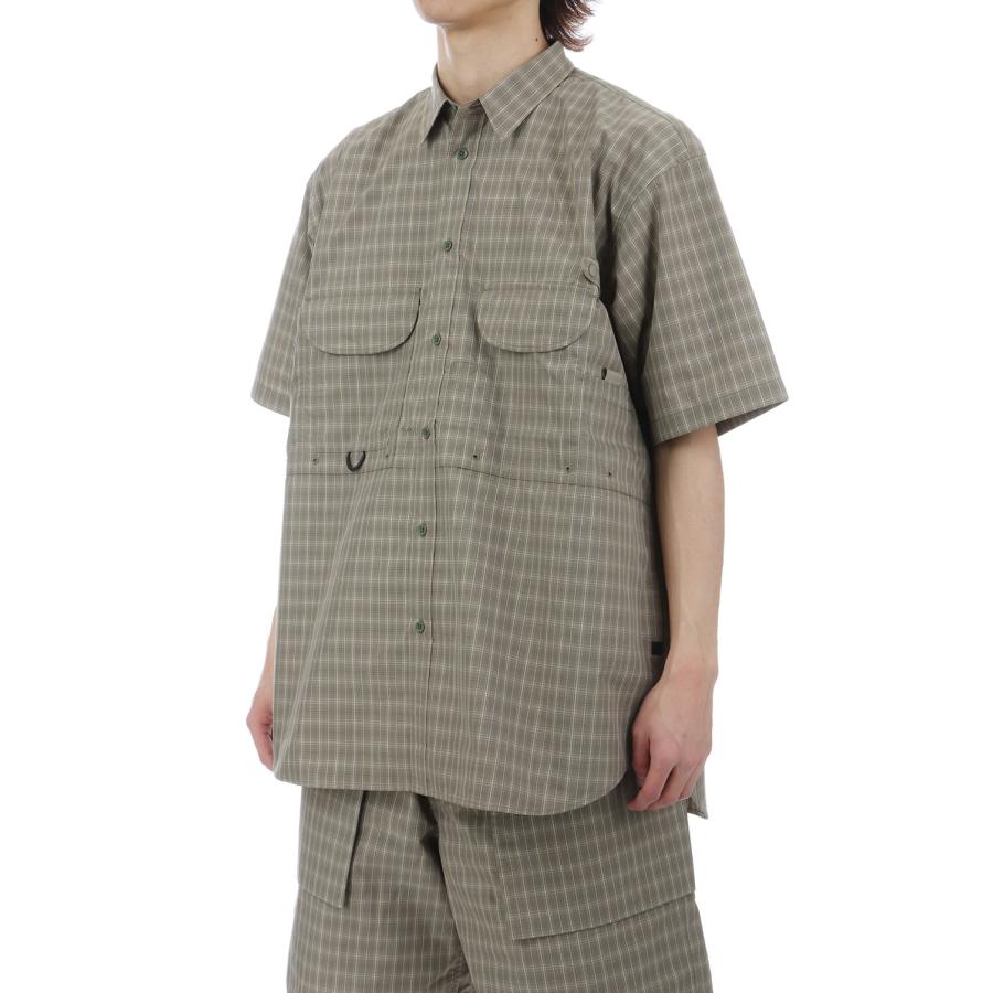 TECH FISHING SHIRT S/S SUMMER PLAID - SMOKE BLUE (BE-70026) DAIWA PIER39(ダイワ ピア39) | DAIWA PIER39 | 08