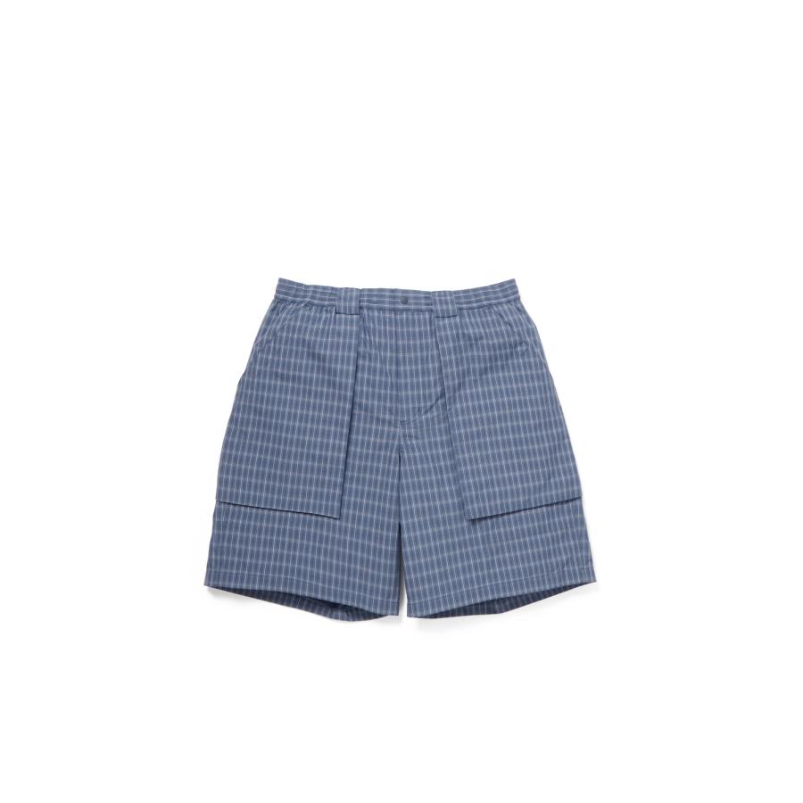 TECH 3D POCKET CARGO SHORTS SUMMER PLAID - SMOKE BLUE (BP-70026) DAIWA PIER39(ダイワ ピア39) | DAIWA PIER39