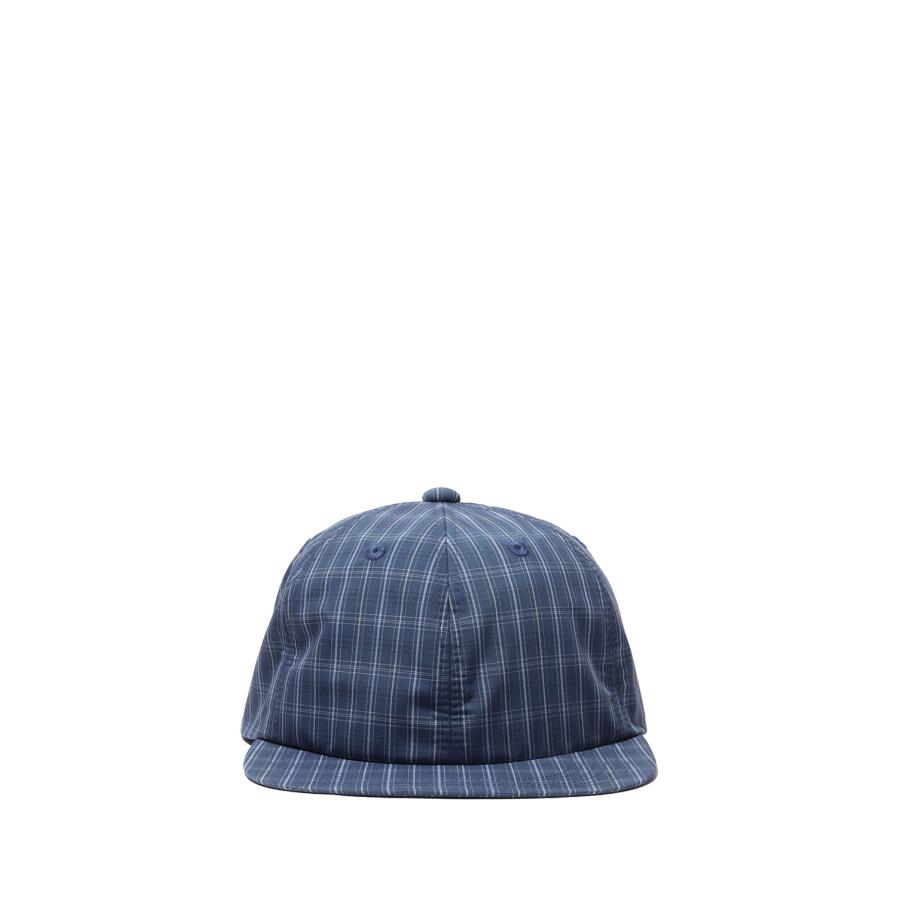TECH 6PANEL CAP SUMMER PLAID - SMOKE BLUE (BC-70026) DAIWA PIER39(ダイワ ピア39) | DAIWA PIER39 | 01