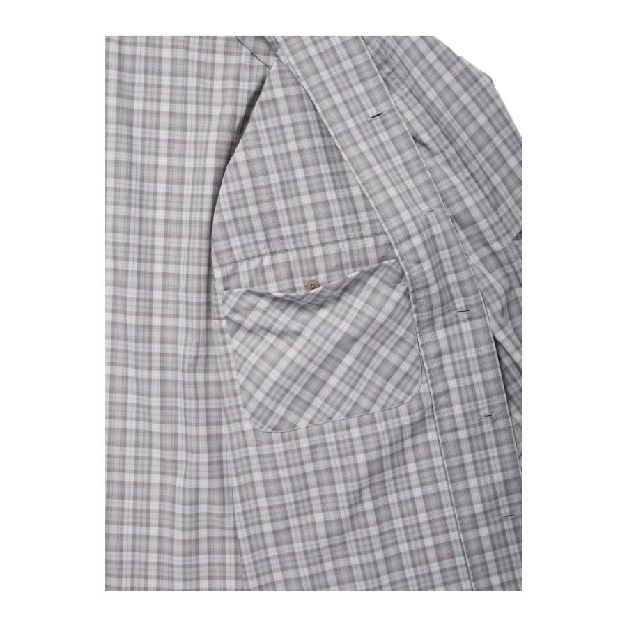 TECH SPORTS OPEN COLLAR SHIRT L/S GREN PLAID - LT.GRAY (BE-82026) DAIWA PIER39(ダイワ ピア39) | DAIWA PIER39 | 08