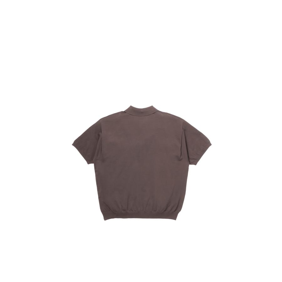 DAIWA PIER39（ダイワ ピア39） TECH KNIT POLO S/S - BROWN GRAY (BE