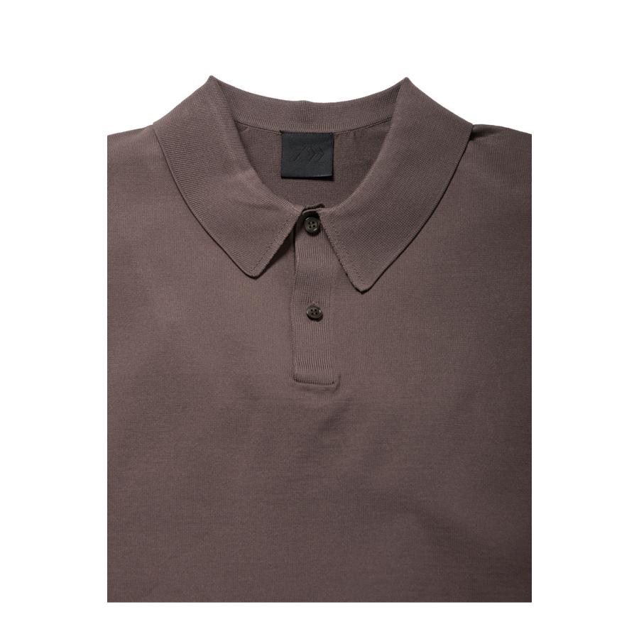 DAIWA PIER39（ダイワ ピア39） TECH KNIT POLO S/S - BROWN GRAY (BE