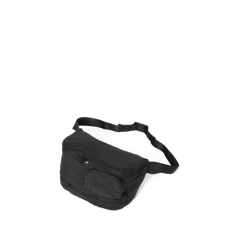 TECH PERTEX(R) TRAVEL EXPAND FANNY BAG - BLACK (BB-34026) DAIWA PIER39(ダイワ ピア39) | DAIWA PIER39