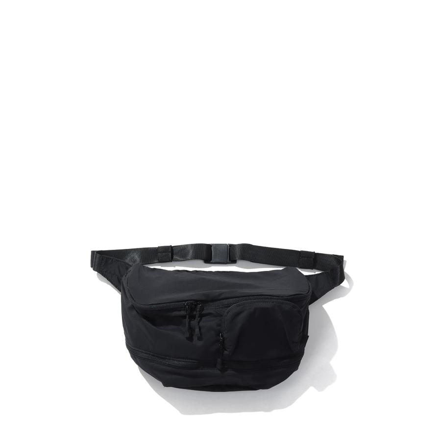 TECH PERTEX(R) TRAVEL EXPAND FANNY BAG - BLACK (BB-34026) DAIWA PIER39(ダイワ ピア39) | DAIWA PIER39 | 01