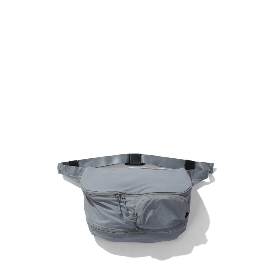 TECH PERTEX(R) TRAVEL EXPAND FANNY BAG - LT.GRAY (BB-34026) DAIWA PIER39(ダイワ ピア39) | DAIWA PIER39 | 01