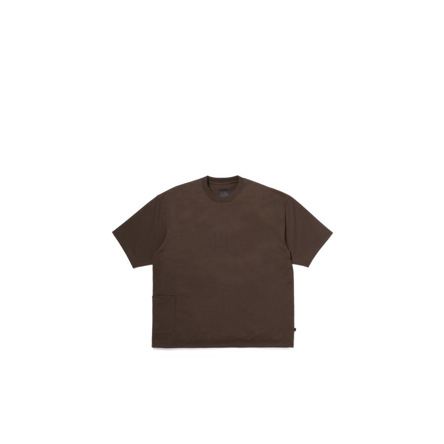 TECH SIDE POCKET S/S TEE - D.BROWN (BE-32026) DAIWA PIER39(ダイワ ピア39) | DAIWA PIER39