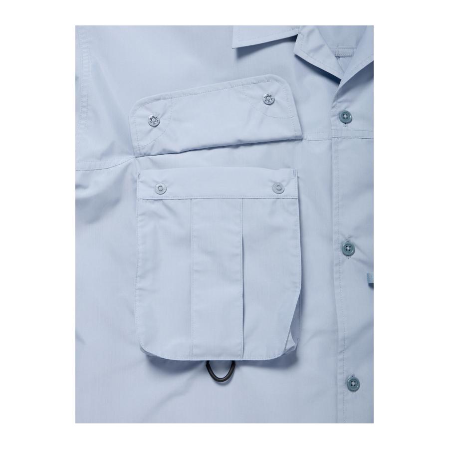 TECH MULTI TOOL POCKET SHIRT S/S SOLID - ICEBLUE (BE-86026) DAIWA PIER39(ダイワ ピア39) | DAIWA PIER39 | 05